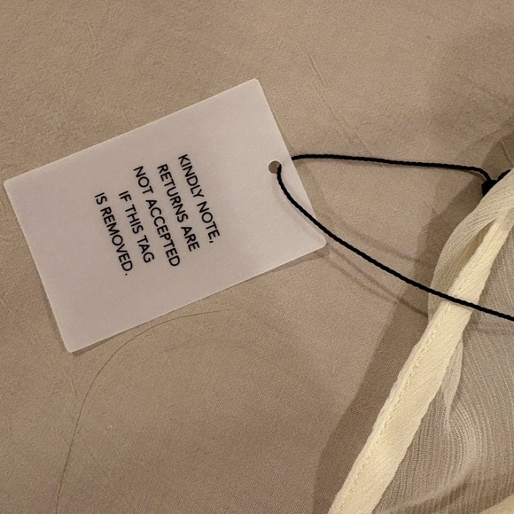 L'Academie Cream Sheer Dress - Picture 5 of 6